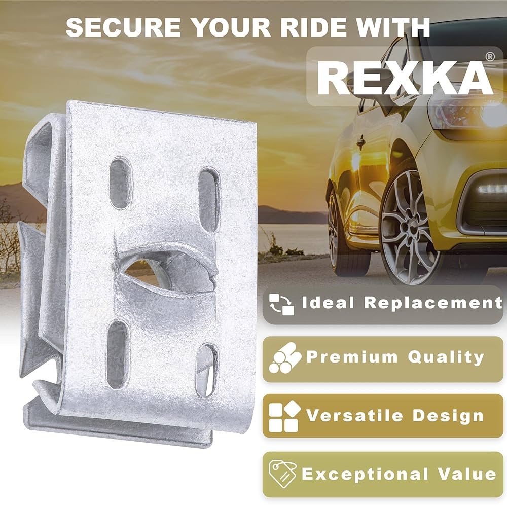 Amazon.com: Rexka 20pcs Fender Liner Splash Shield U Nut
